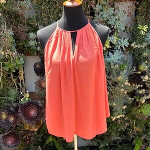Lush Pink Sleeveless Blouse